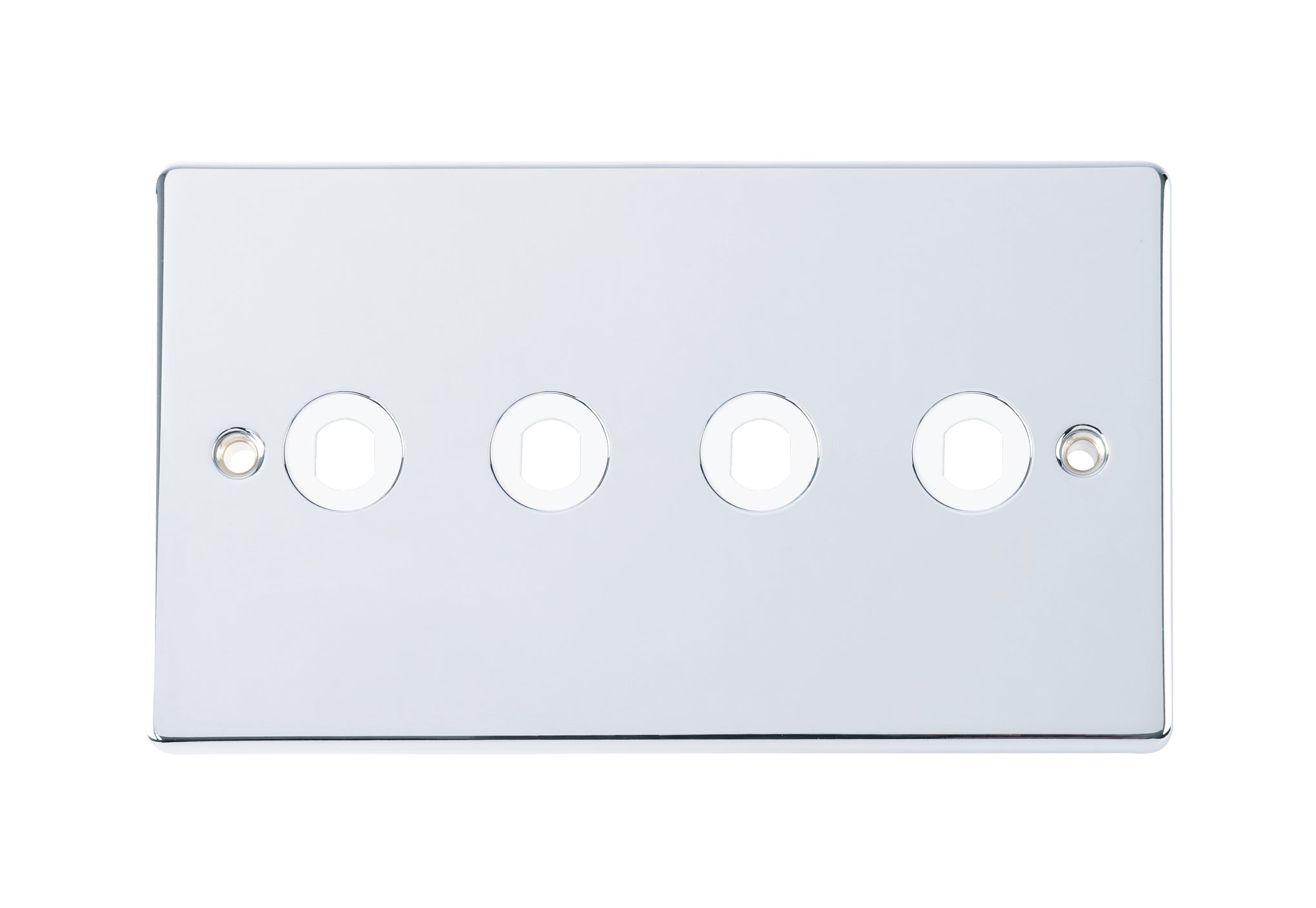 Niglon D-DP4-PC 4 Gang Dimmer Faceplate Polished Chrome