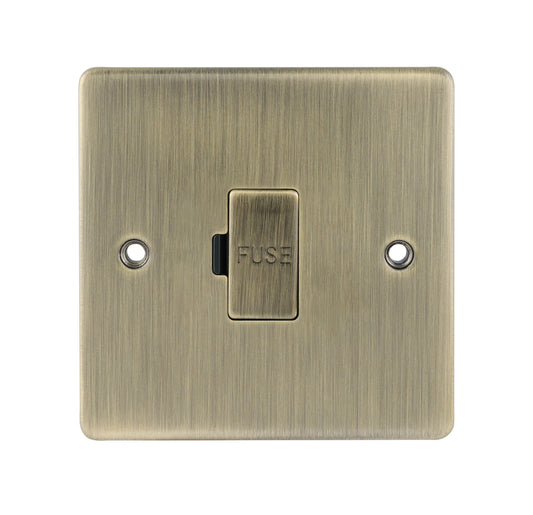 Niglon D-FS13-ABM 13A Unswitched Spur Antique Brass