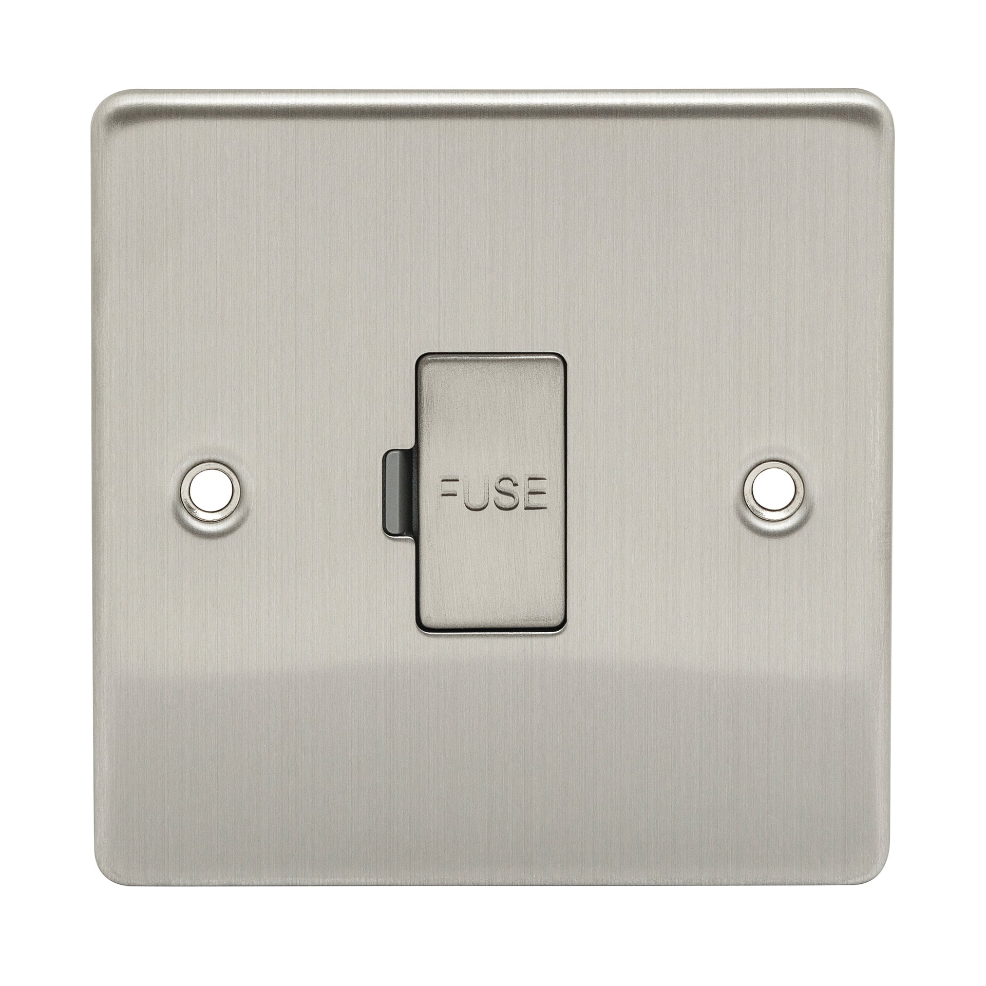 Niglon D-FS13-BCM 13A Unswitched Spur Brushed Chrome