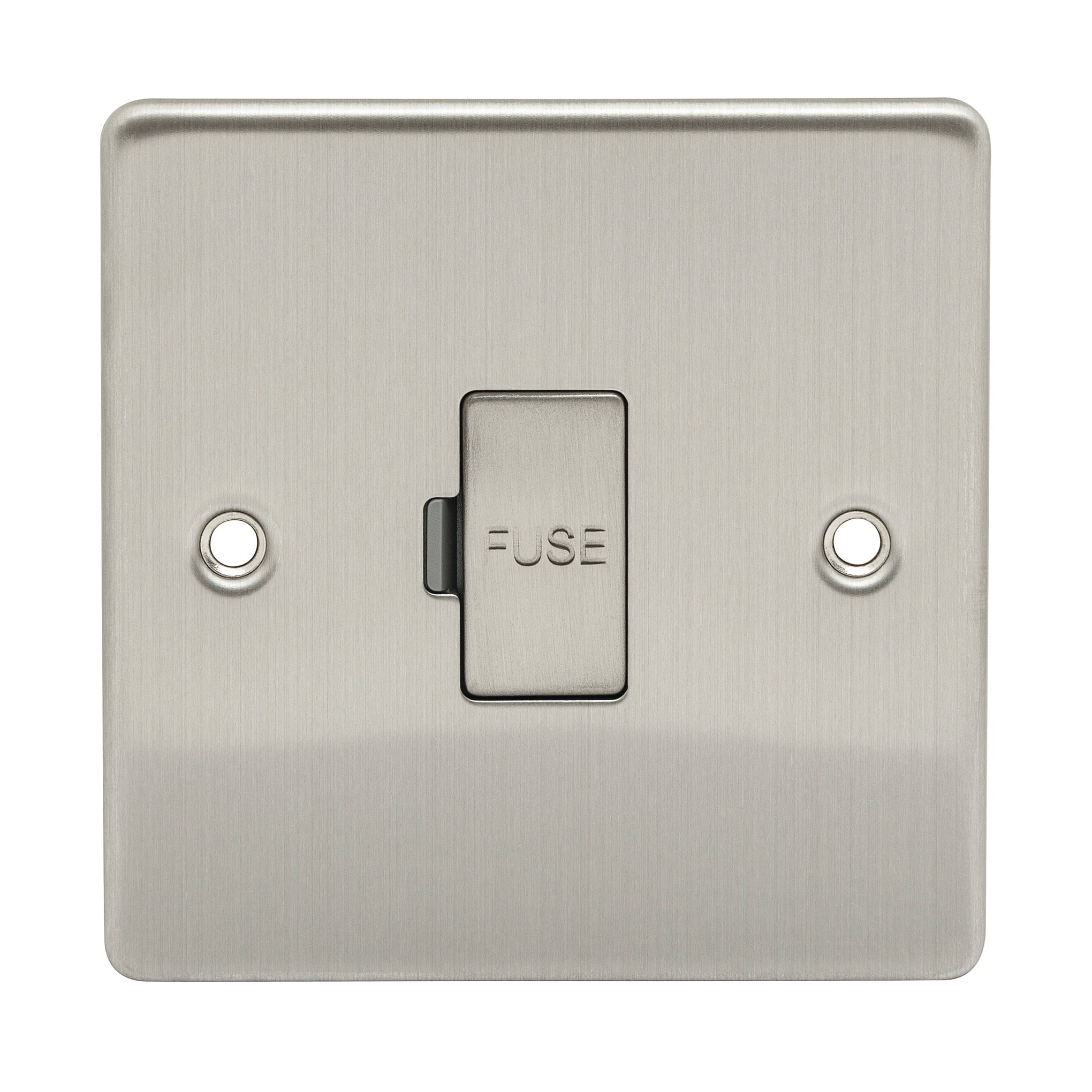 Niglon D-FS13-BCM 13A Unswitched Spur Brushed Chrome