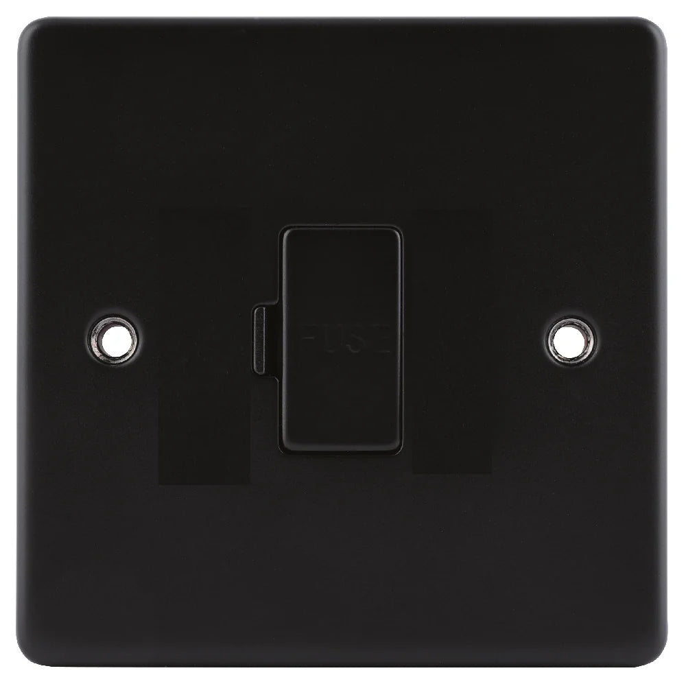 Niglon D-FS13-MBM 13A Unswitched Spur Matt Black