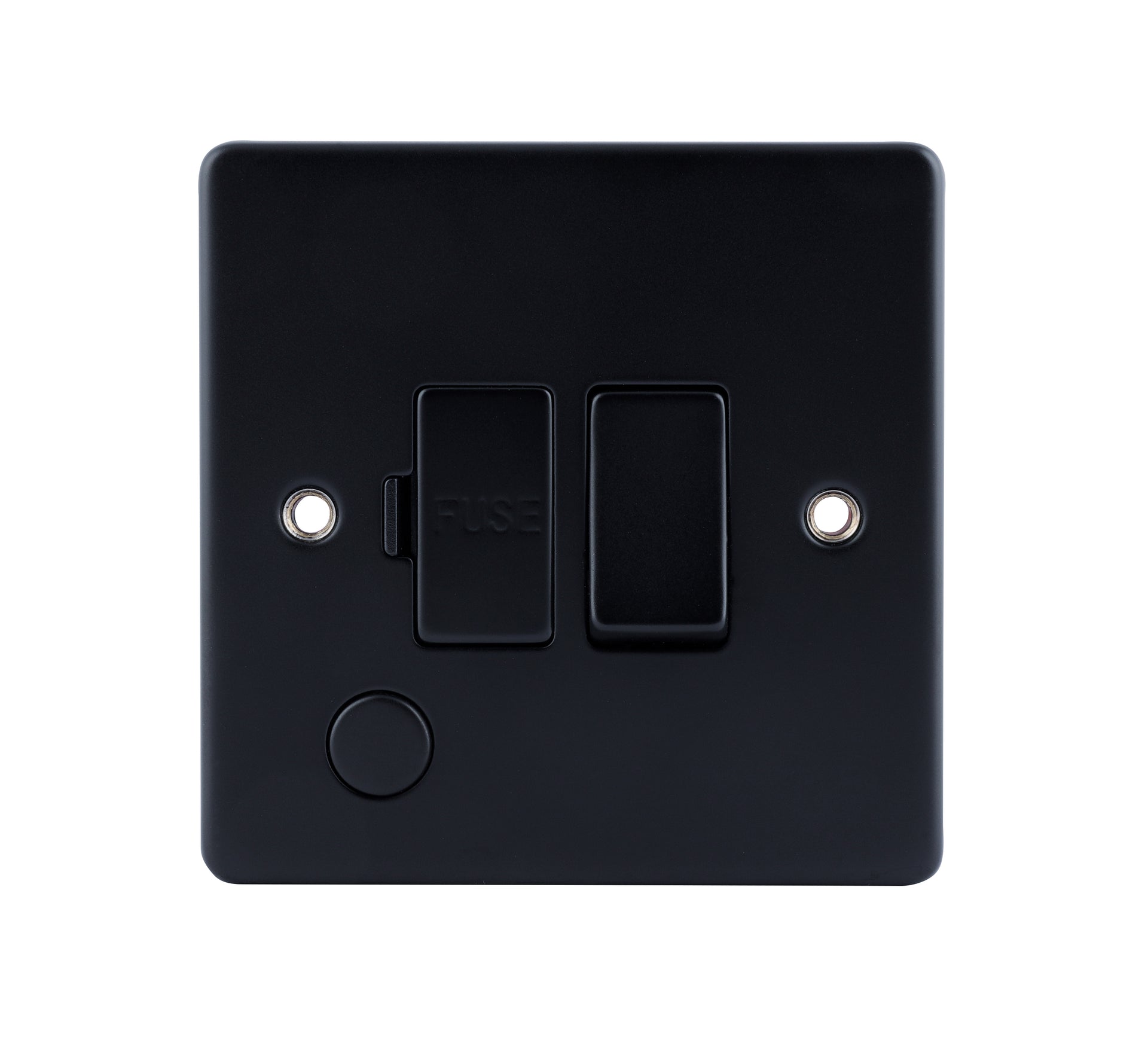Niglon D-FS13DPF-MBM 13A Switched Spur with Flex Outlet Matt Black