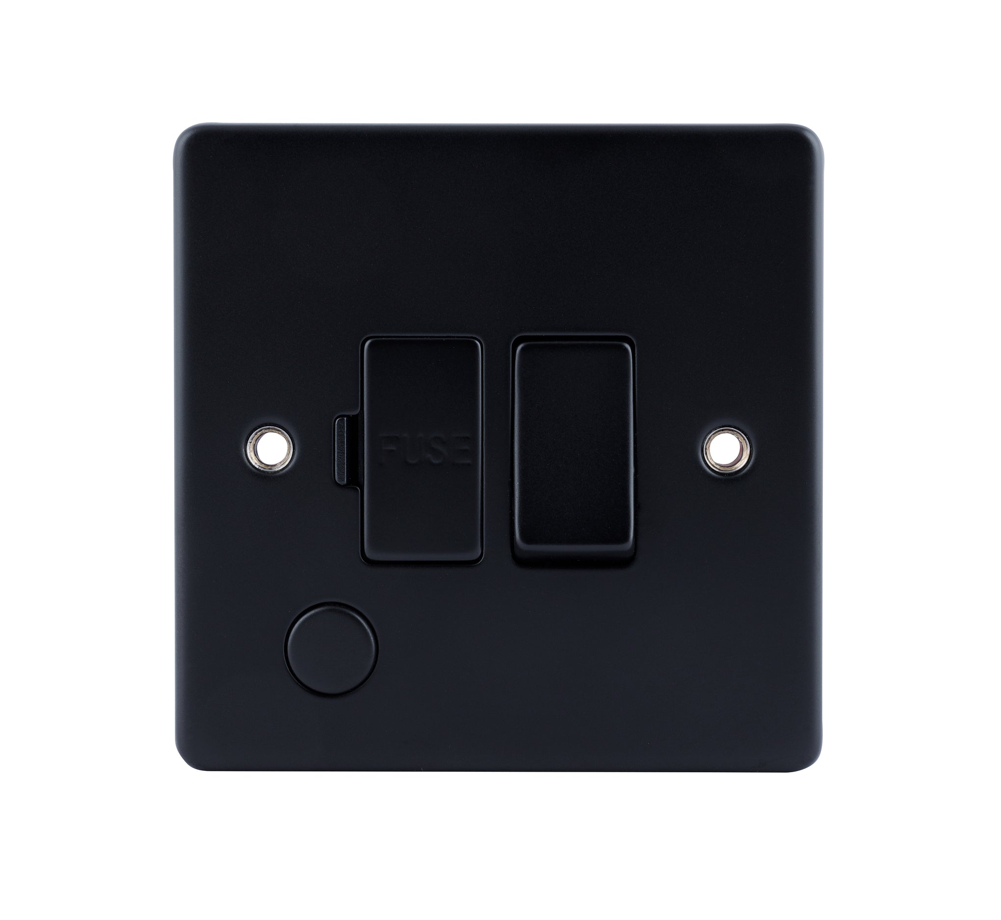 Niglon D-FS13DPF-MBM 13A Switched Spur with Flex Outlet Matt Black