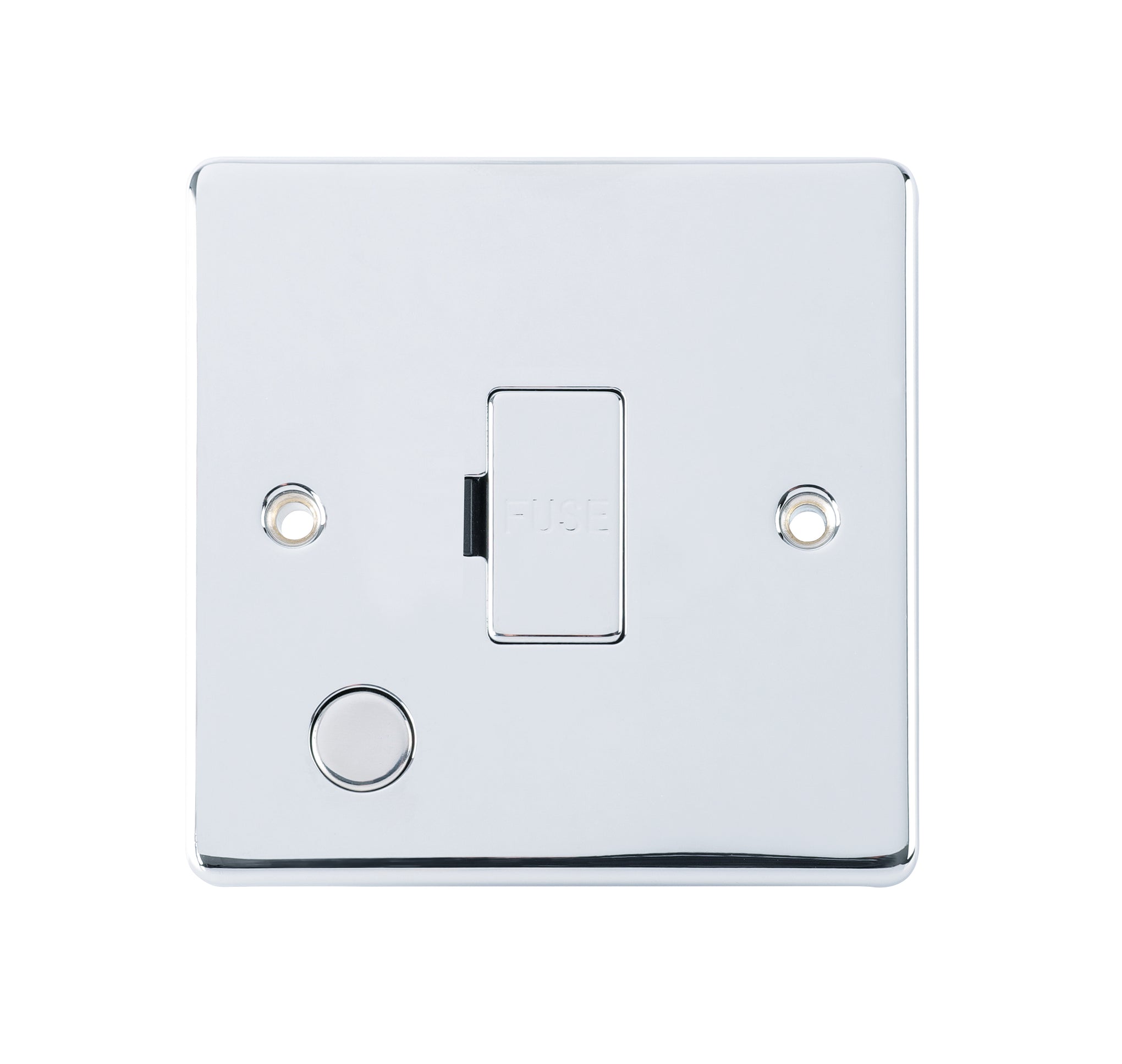 Niglon D-FS13F-PCM 13A Unswitched Spur with Flex Outlet Polished Chrome