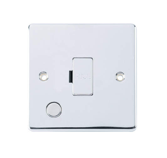 Niglon D-FS13F-PCM 13A Unswitched Spur with Flex Outlet Polished Chrome