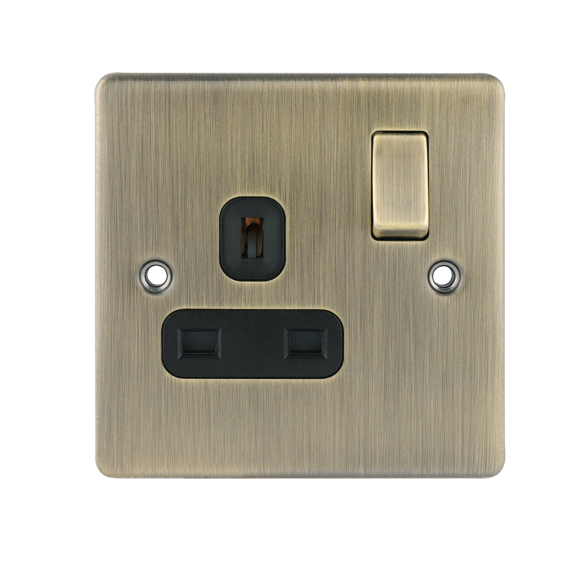 Niglon D-S131DPS-ABB 1 Gang 13A DP Switched Socket Antique Brass