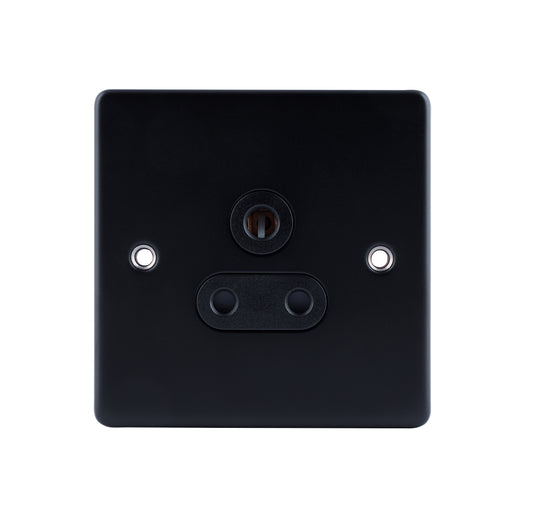 Niglon D-S51-MBB 1 Gang 5A Unswitched Socket Matt Black