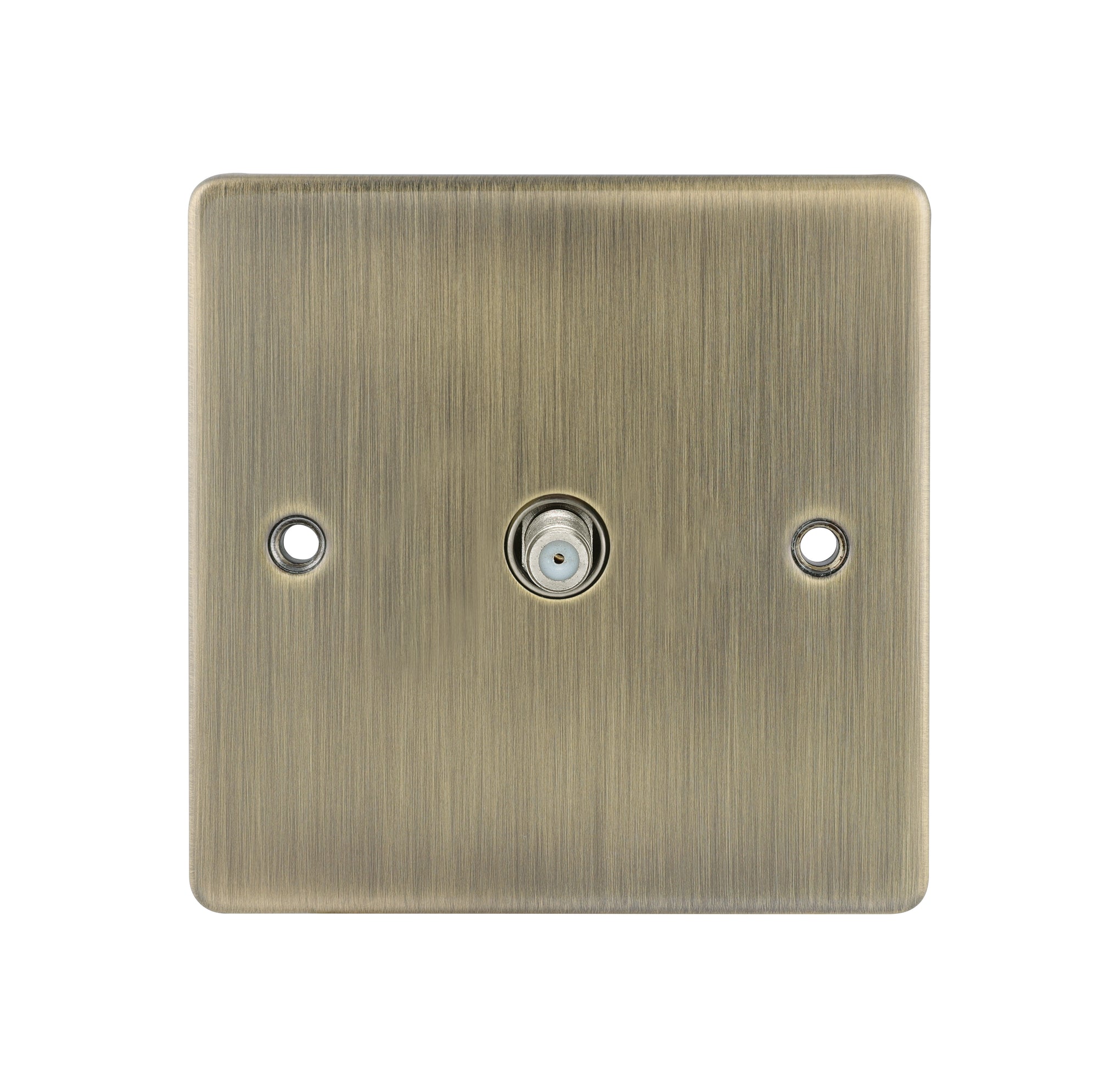 Niglon D-SAT1-ABB 1 Gang Satellite Outlet Antique Brass