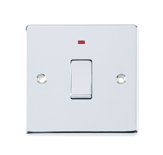 Niglon D-SP20DPN-PCM 1 Gang 20A DP Switch with Neon Polished Chrome