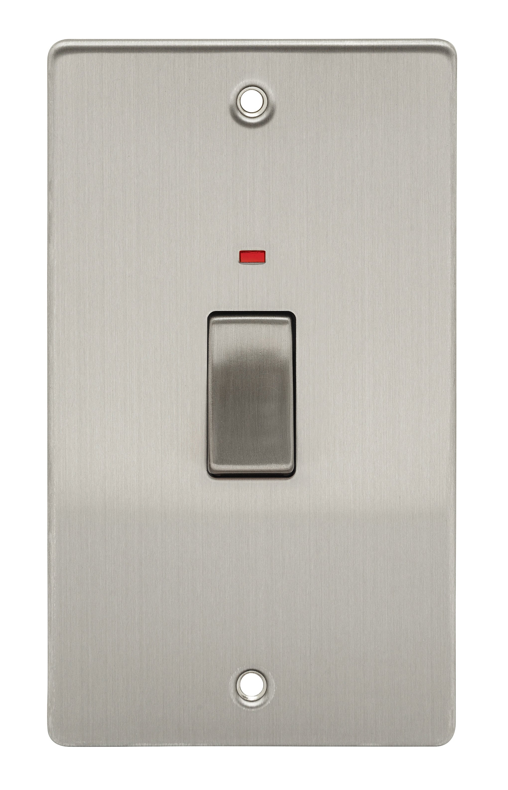 Niglon D-SP45LDPN-BCM 2 Gang 45A DP Switch with Neon Brushed Chrome