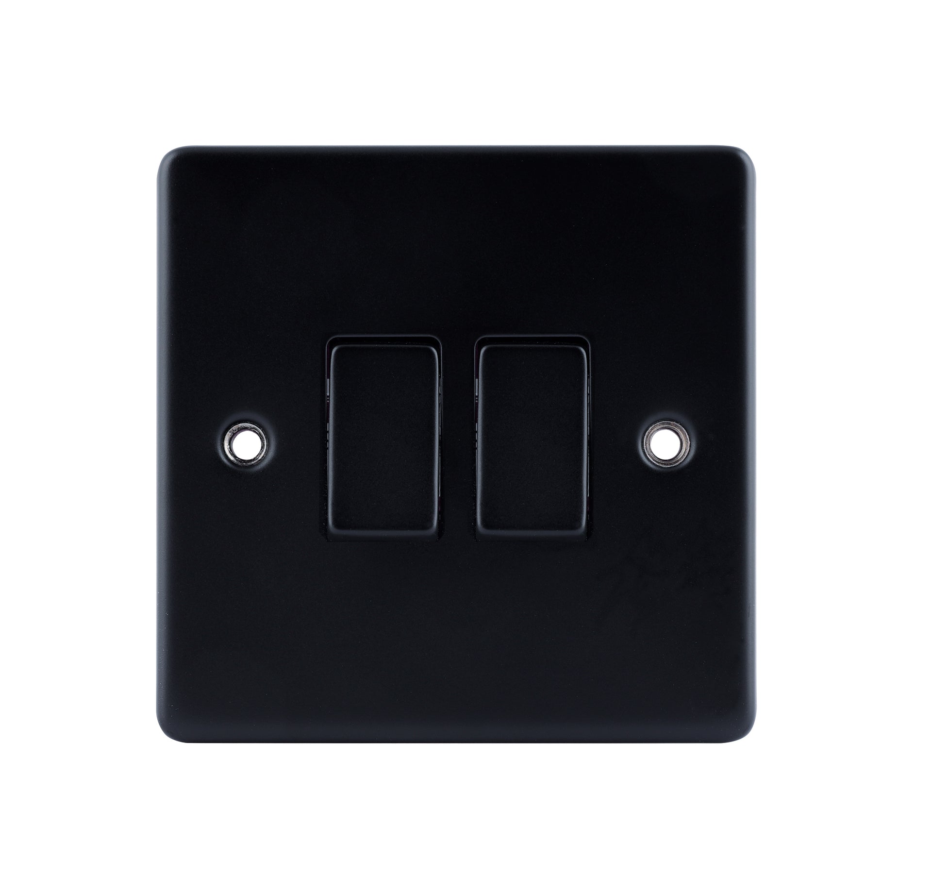 Niglon D-SP622-MBM 2 Gang 2 Way Switch Matt Black