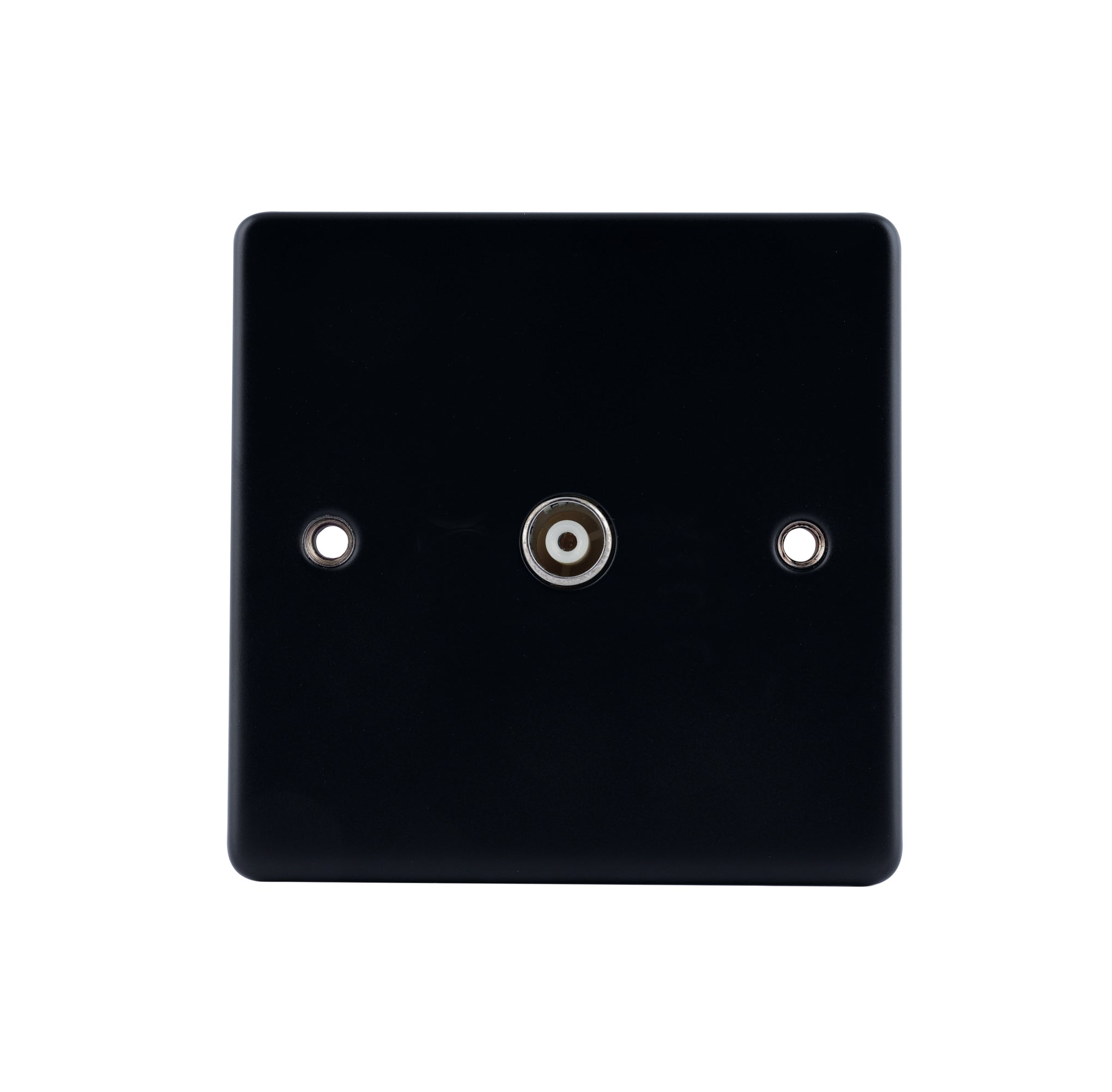 Niglon D-TV1-MBB 1 Gang TV / FM Outlet Matt Black