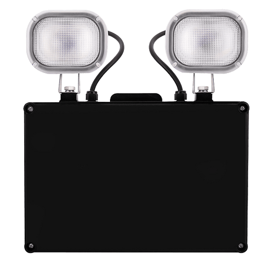 ESP D1101BK Duceri 6W LED Non-Maintained Emergency Twin Spot 5500K IP40 Black