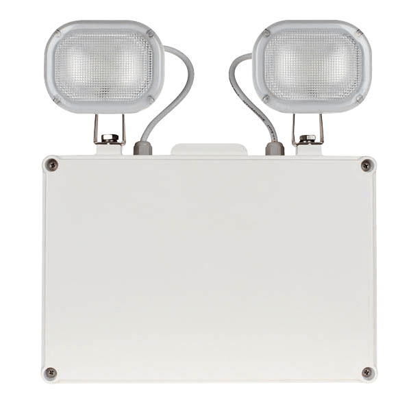 ESP D1101WH Duceri 6W LED Non-Maintained Emergency Twin Spot 5500K IP40 White