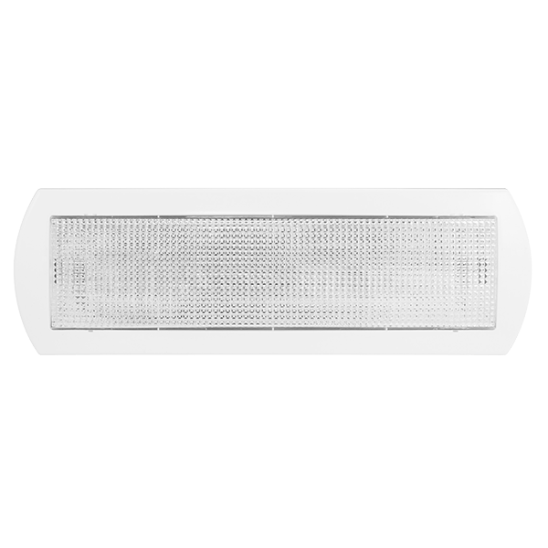 ESP D2000SWH Duceri 4W LED Mainted Emergency Flush Mount Self-Test Emergency Bulkhead 5500K IP20 White
