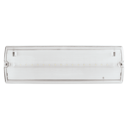 ESP D5010WH Duceri 3W LED Maintained Self-Test Emergency Bulkhead 5500K IP65 White
