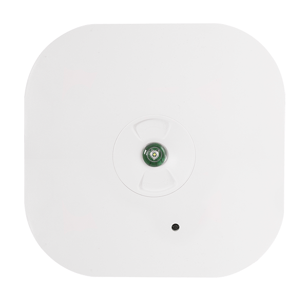 ESP D5403WH Duceri 3W LED Self-Test Surface Emergency Downlight with Open and Corridor Lens 5500K IP65 White