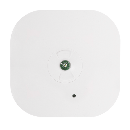 ESP D5403WH Duceri 3W LED Self-Test Surface Emergency Downlight with Open and Corridor Lens 5500K IP65 White