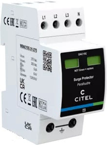 Switchtec DAC15C-31-275 Citel 15KA 3P+N TT/TN Type 2+3 Surge Protection Device