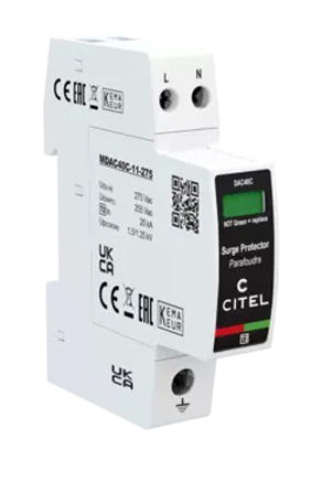 Switchtec DAC40C-11-275 Citel 40KA 1P+N TT/TN Type 2+3 Surge Protection Device