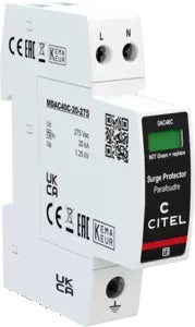 Switchtec DAC40C-20-275 Citel 40KA 1P+N TN Type 2+3 Surge Protection Device