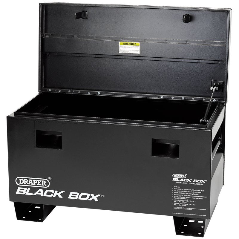 Draper DBB915/B BLACK BOX® Contractors Secure Storage Box 915 x 470 x 590mm Black