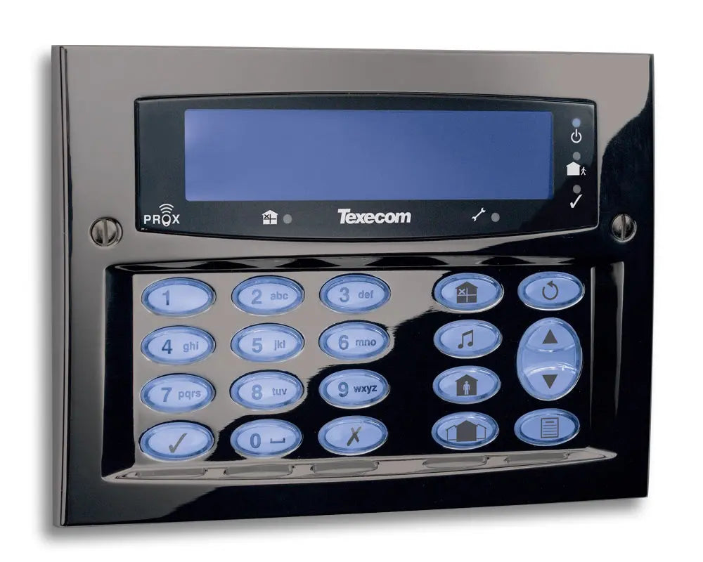 Texecom DBD-0125 Premier Elite FMK Flush Mount LCD Keypad Gun Metal