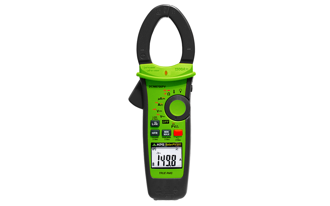 KPS DCM8700PV Solar Clamp Meter 1500V AC / 2000V DC
