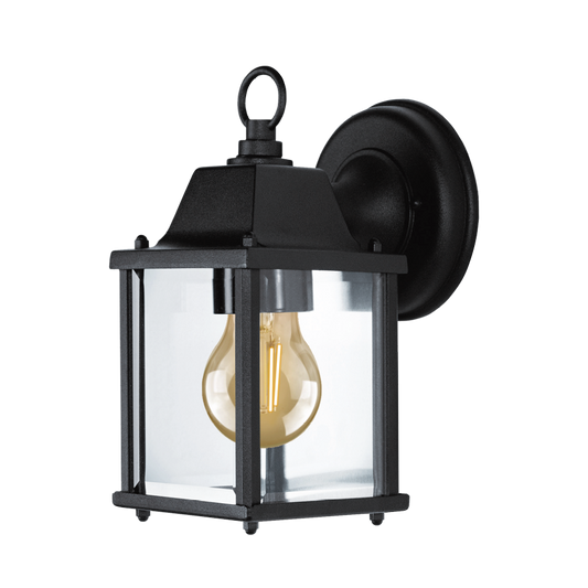 Kosnic DELS-BLK Delta E27 Square Lantern IP43 Black