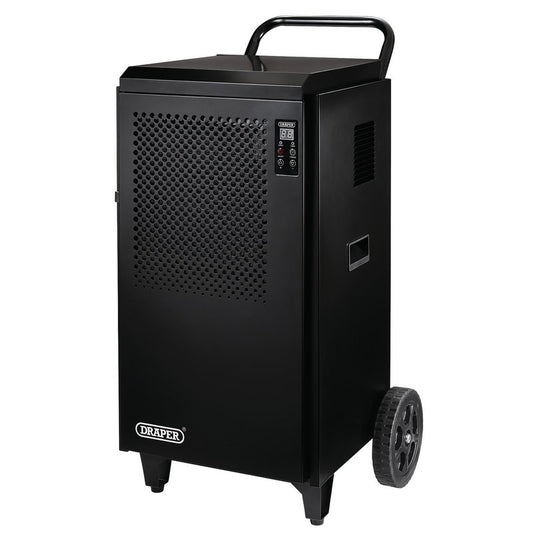 Draper DH70 1.3KW 70L Industrial Dehumidifier 230V Black