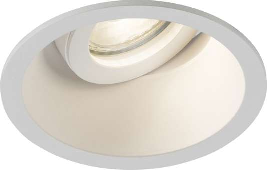Knightsbridge DIB1TRW  GU10 Tilt Round Anti-Glare Downlight White
