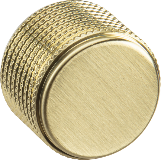 Knightsbridge DIMDBB Knurled Solid Metal Dimmer Knob Brushed Brass