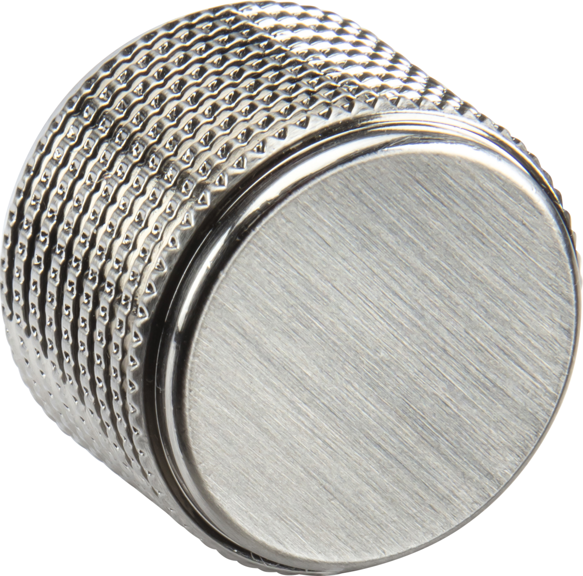 Knightsbridge DIMDBC Knurled Solid Metal Dimmer Knob Brushed Chrome