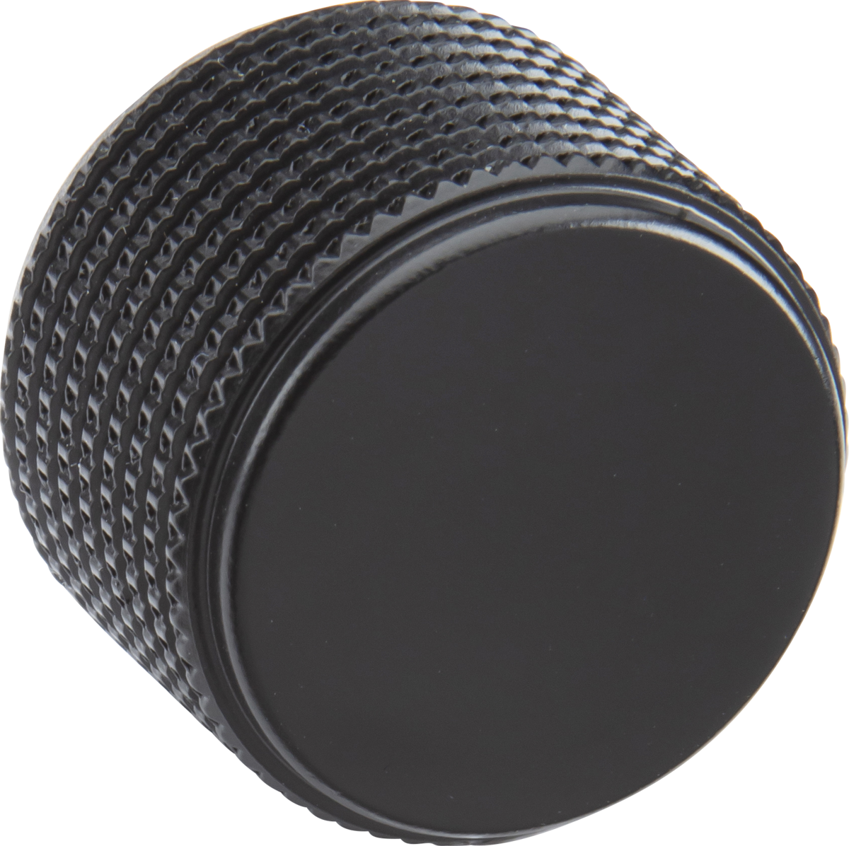 Knightsbridge DIMDMB Knurled Solid Metal Dimmer Knob Matt Black