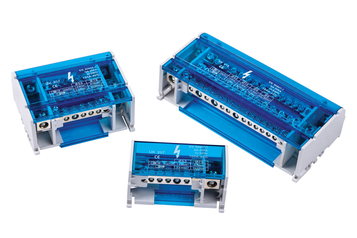 Niglon DIN-DB407 125A 4P 6 Way Power Distribution Box – ETC Electrical