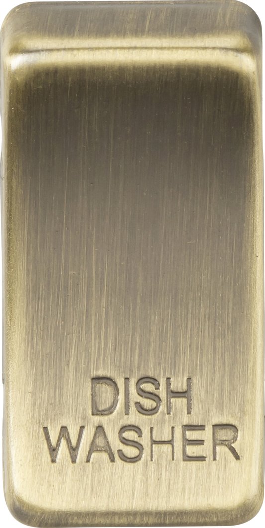 Knightsbridge GDDISHAB Dishwasher Rocker Cap Antique Brass