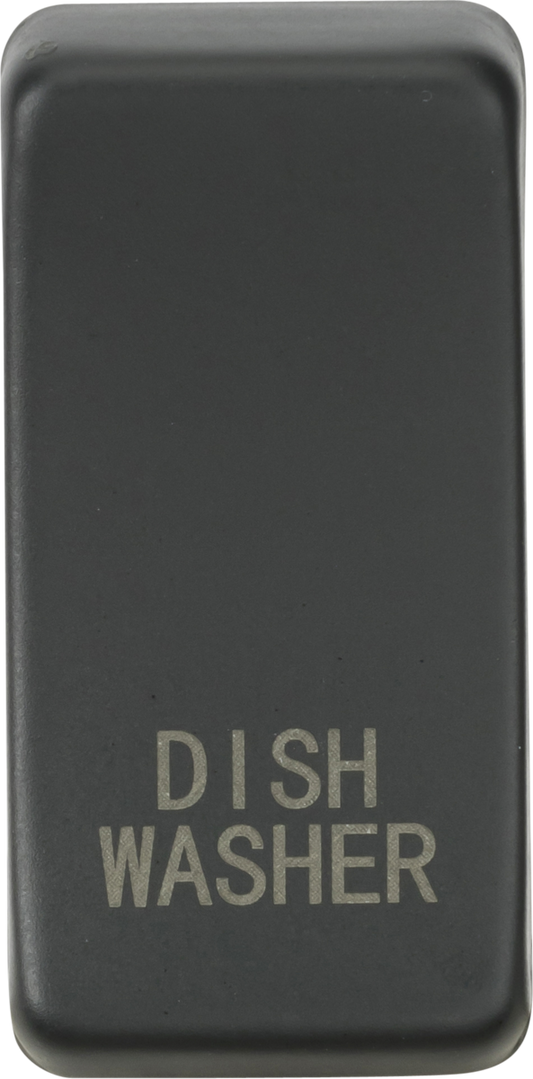 Knightsbridge GDDISHAT Dishwasher Rocker Cap Anthracite