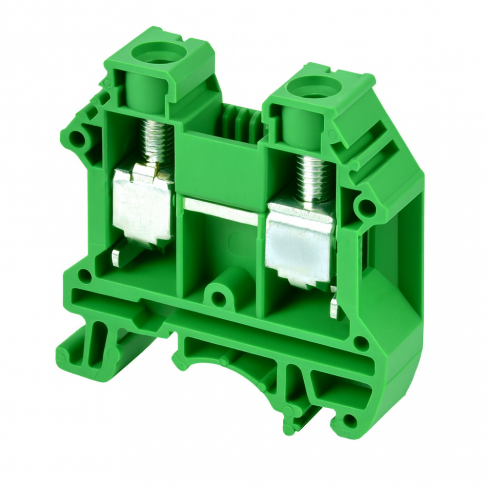 Switchtec DK10N-GN Dinkle 10mm Din Rail Terminal Green
