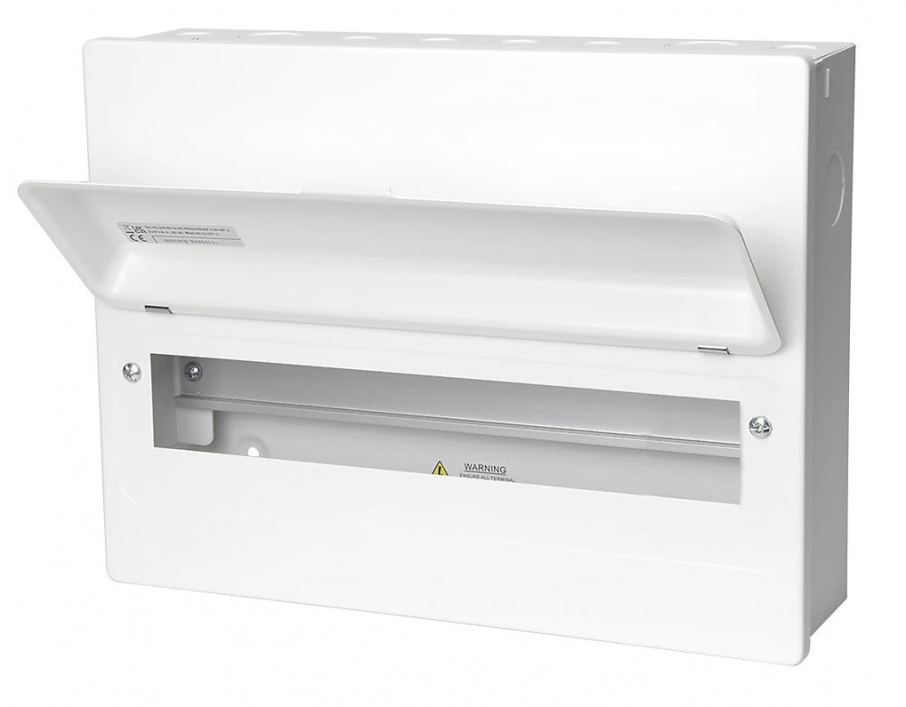 Switchtec DMC10M SCL 10 Module Metal Enclosure with Hinged Lid Grey IP40