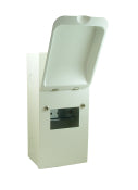 Switchtec DMC4MA SCL 4 Module Metal Enclosure with Hinged Lid Grey IP30