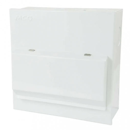Switchtec DMC8M SCL 8 Module Metal Enclosure with Hinged Lid Grey IP40