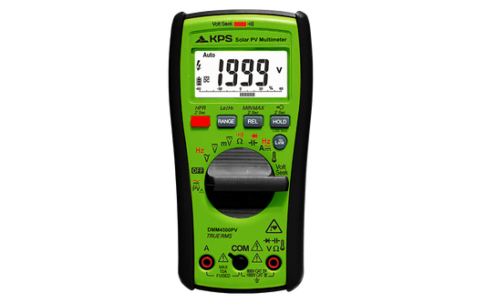KPS DMM4500PV Solar Multimeter 1500V AC / 2000V DC