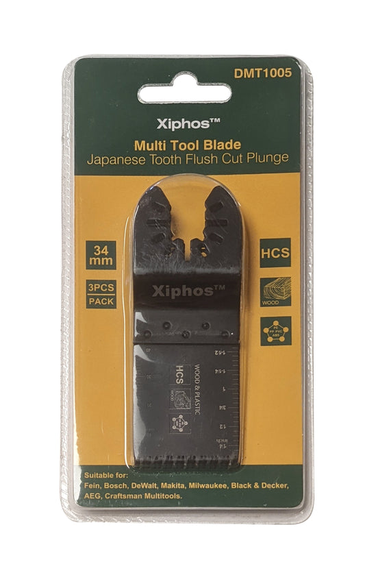 Deligo DMT1005 34mm CRV Japanese Tooth Multi-Tool Blades