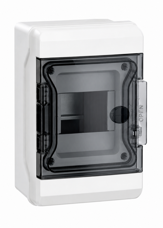 Switchtec DPC4M SCL 4 Module ABS Enclosure with Hinged Door Grey IP66