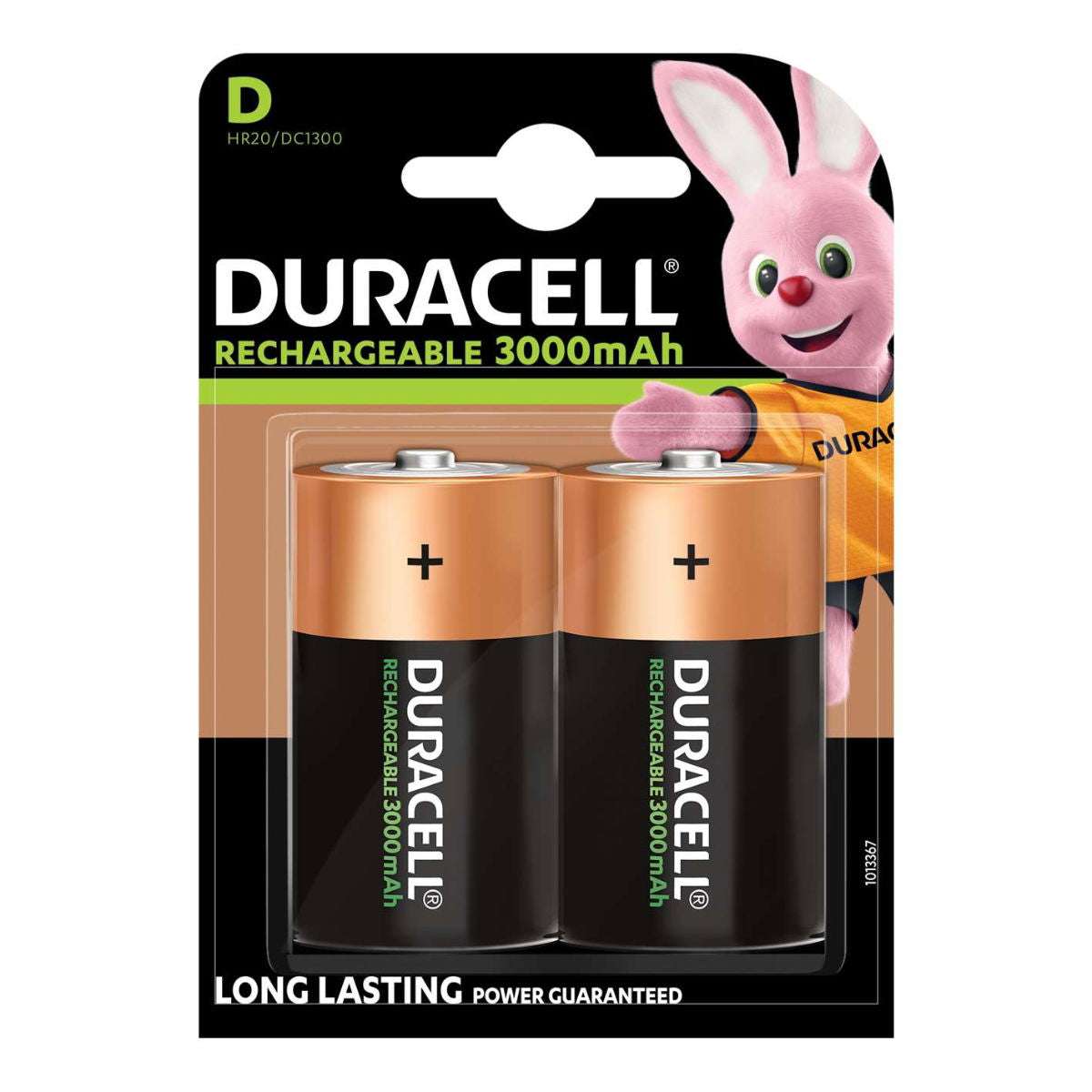 Duracell MN1300B2R3000 D Type Rechargable 3000mAH 2 Pack
