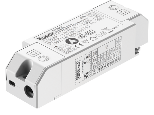 Kosnic DRC26/CSB Casambi 26W 9-52VDC Bluetooth and Push Button Dimmable Driver White