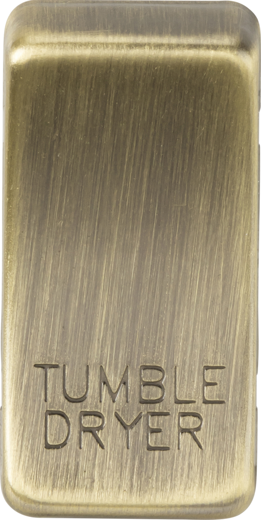 Knightsbridge GDDRYAB Tumble Dryer Rocker Cap Antique Brass