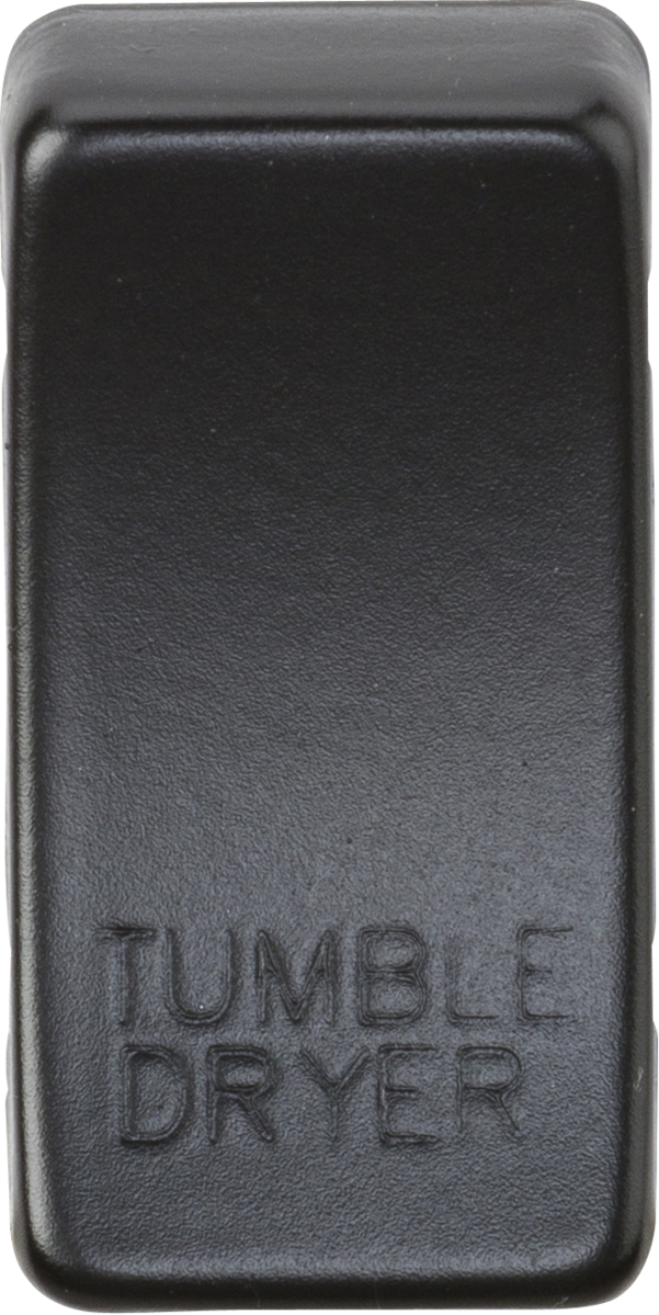 Knightsbridge GDDRYMB Tumble Dryer Rocker Cap Matt Black