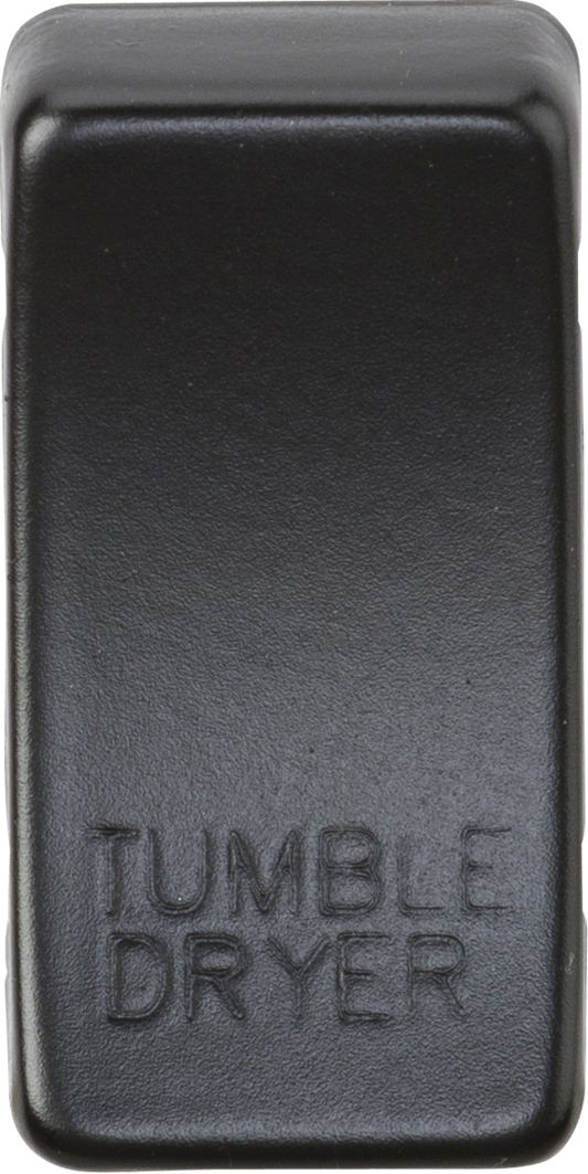 Knightsbridge GDDRYMB Tumble Dryer Rocker Cap Matt Black