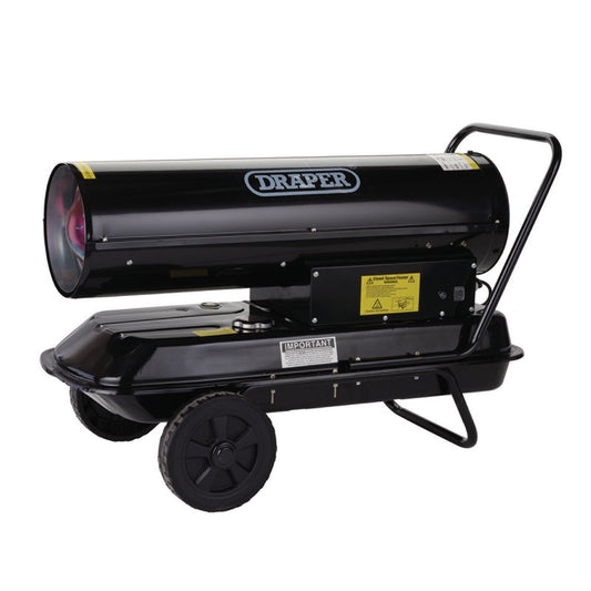 Draper DSH68 20KW 68,000BTU Diesel and Kerosene Space Heater 230V Black